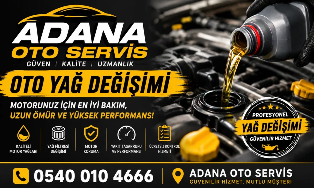 Adana Oto Yağ Değişimi