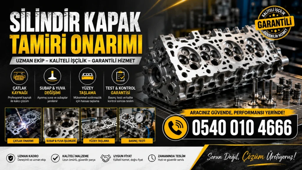 Silindir Kapak Tamir Onarım